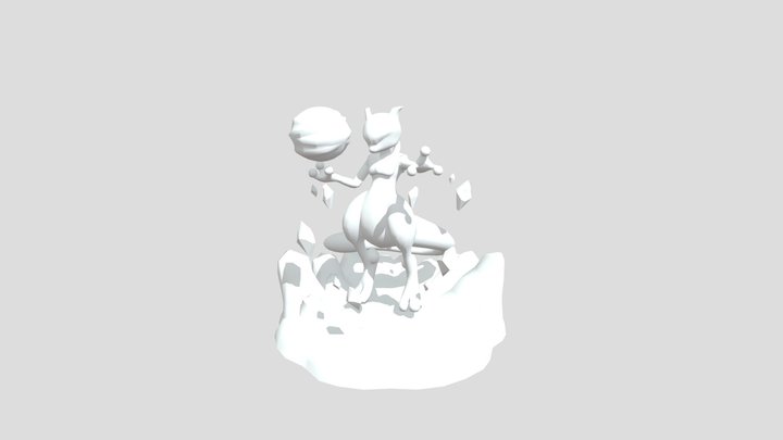 Mewtwo 3D Model
