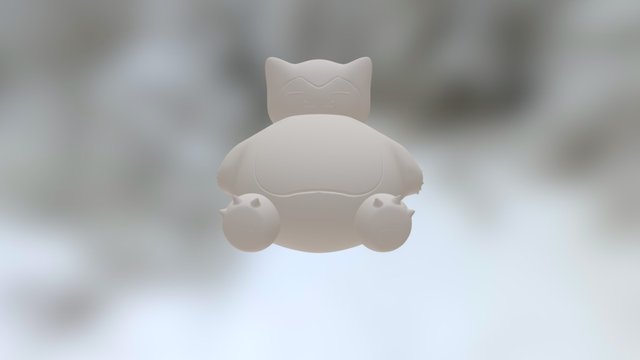 Pokémon #143 カビゴン 3D Model