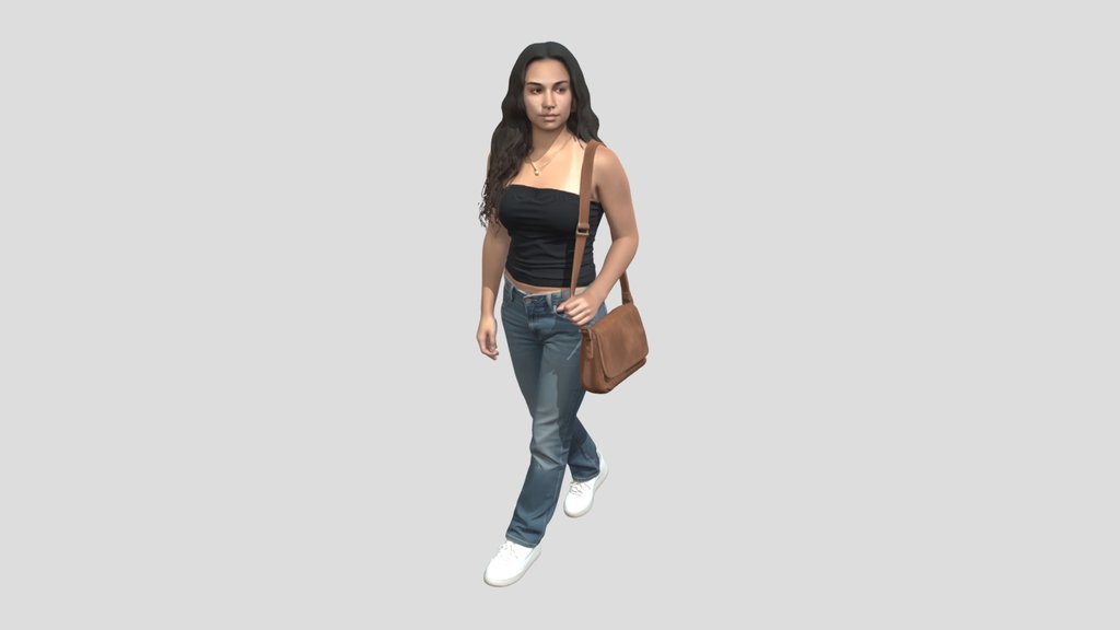 Casual Street Style with Brown Leather Bag