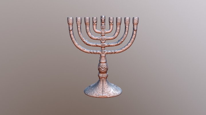 Menorah-5 3D Model