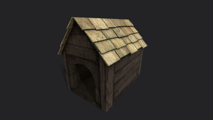 Doghouse in the Undead Burg 3D Model