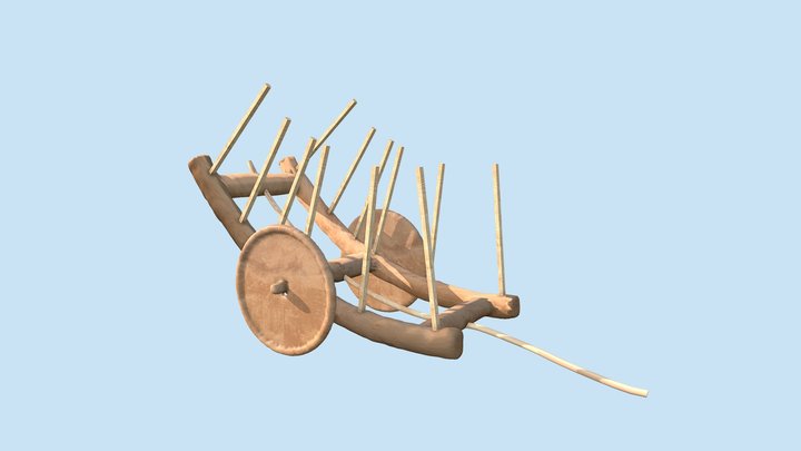 Harappa Toys - Cart 3D Model