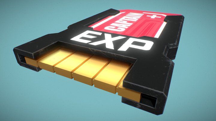 Cyberpunk Technology Card 3D Model