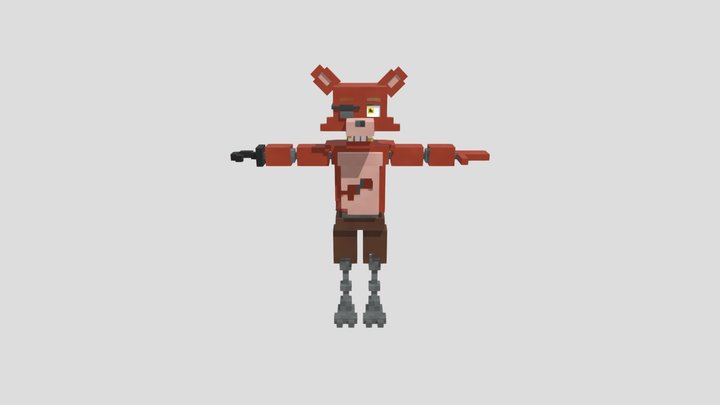 Foxy The Pirate 3D Model