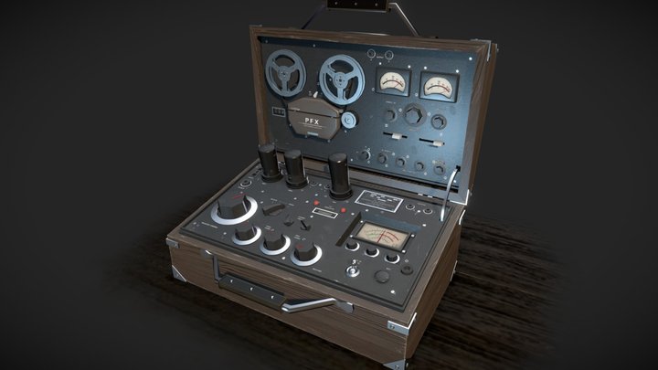 Secret Spy Radio Case 3D Model