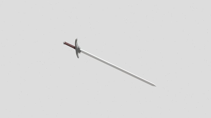 Fantasy Sword 3D Model