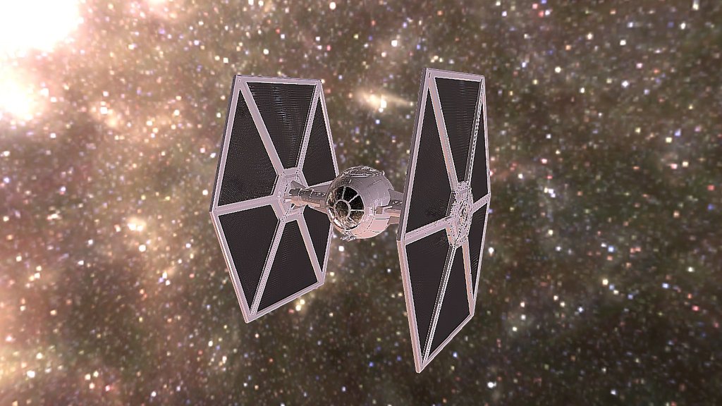 TIE-Fighter - 3D model by yunoken [e12c94c] - Sketchfab