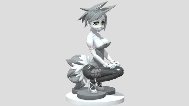 FoxyGirl 09 3D Model