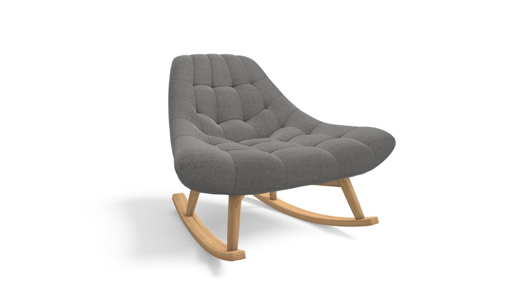 Kolton Rocking Chair, Marl Grey