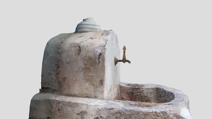 historical turkish fountain. 3D Model