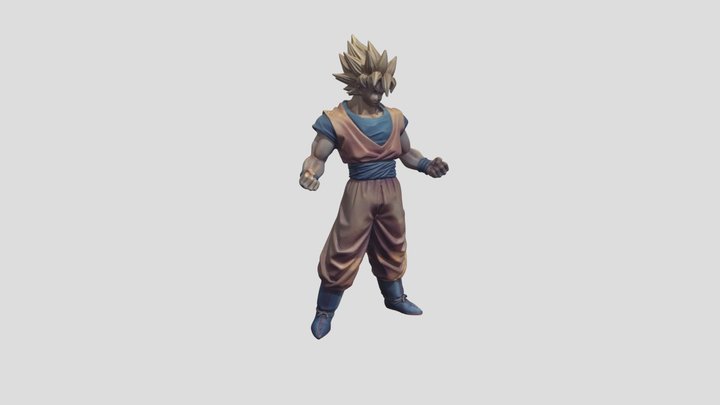 Dragonball Goku kakarotto supersaiyan2 3D Model