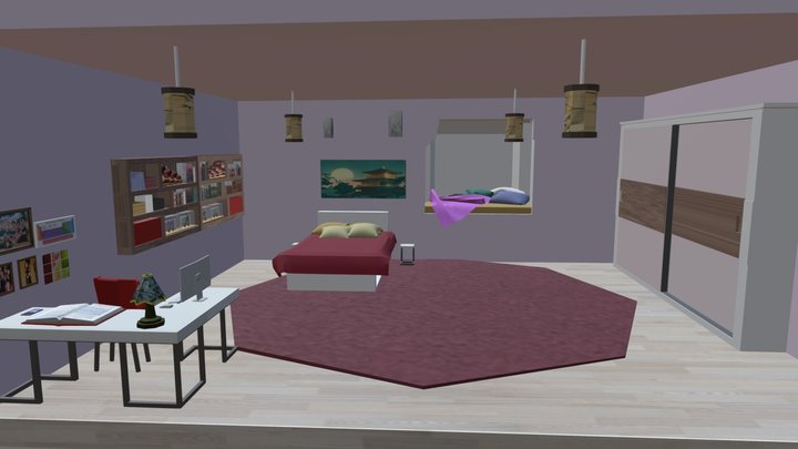 Momo'sRoom 3D Model