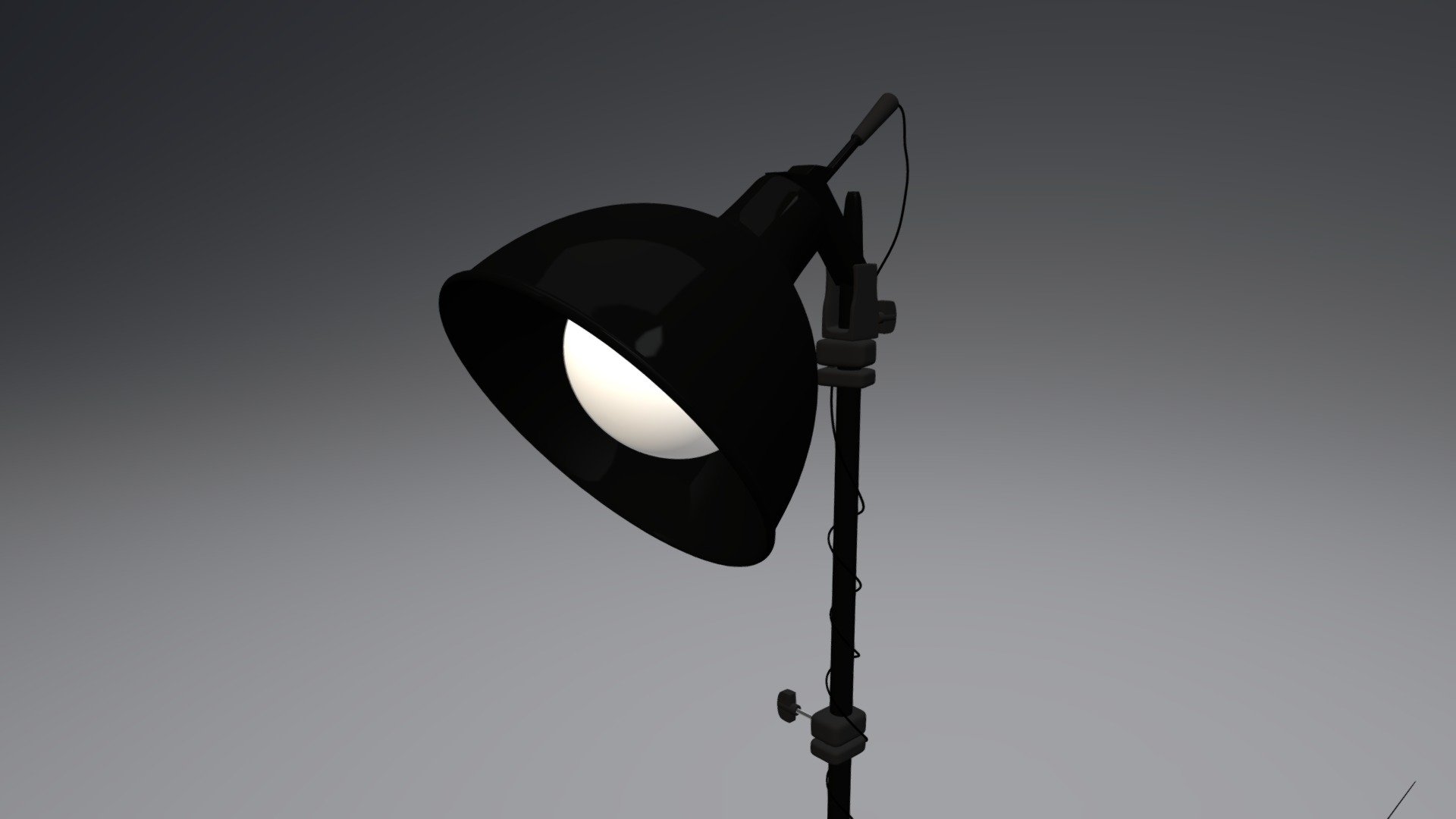 Professional Light Stand 3D model by mikegofficial [e12fbae] Sketchfab