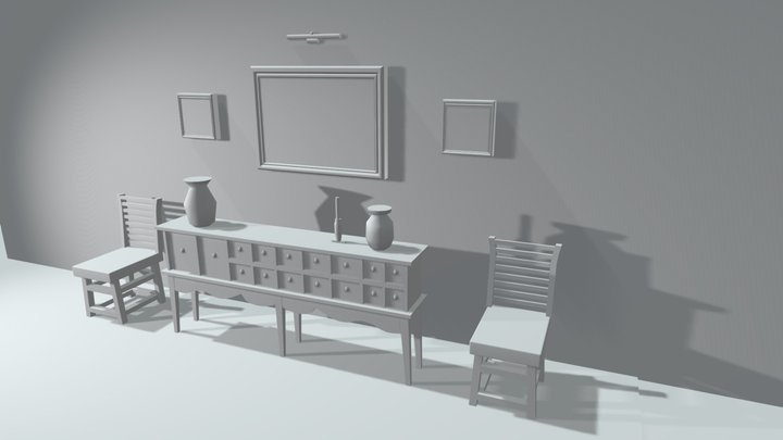 living room 3D Model