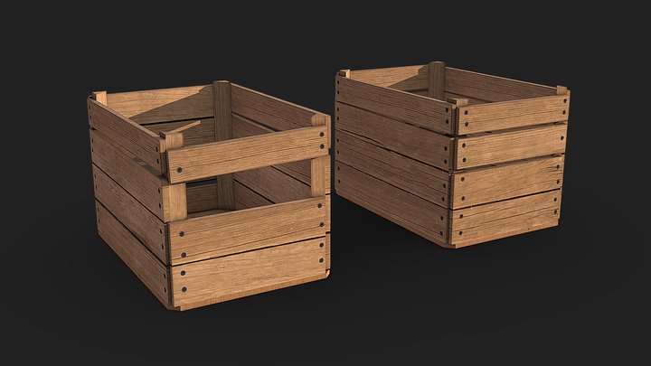 Wooden Crate – Modello 3D gratuito STL