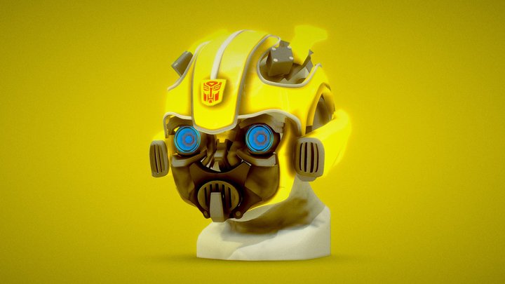 Transformers - Bumblebee (Head Figure) 3D Model