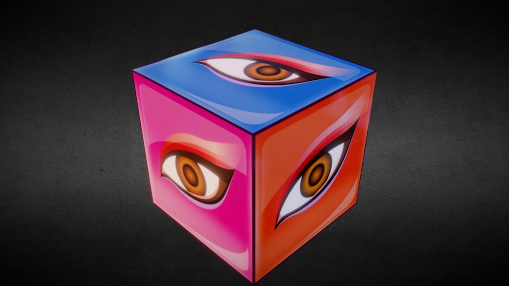 Eye Cube 3D model by ANDY (andytestsubject) [e130ab0] Sketchfab