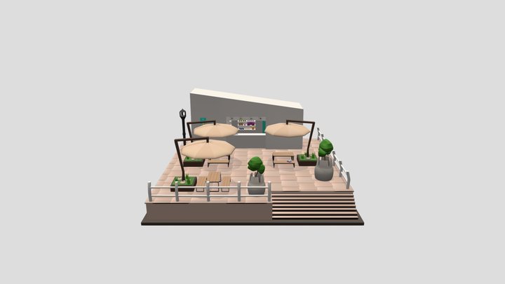 CAFETERIA SALLE 3D Model