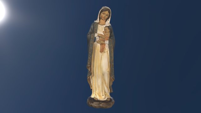 Decorative Sculpture scanned with Artec Spider 3D Model