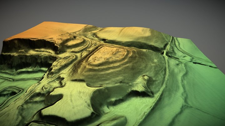 Callow Hill Camp, Shropshire (UK) – Free 3D Model STL