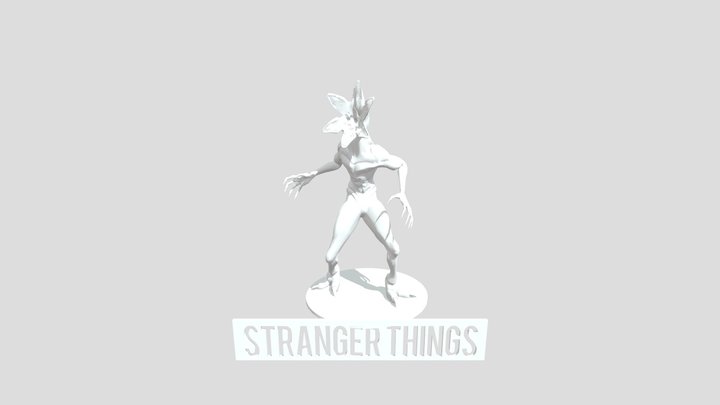 Stranger Things 3D Model