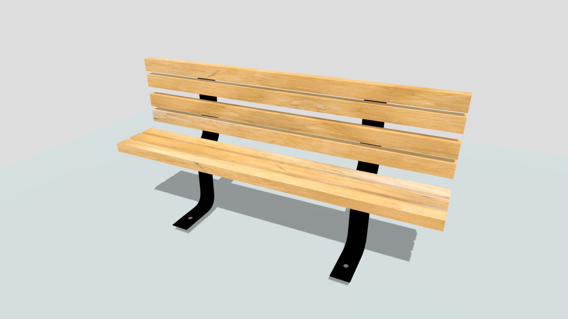Modern Park Bench