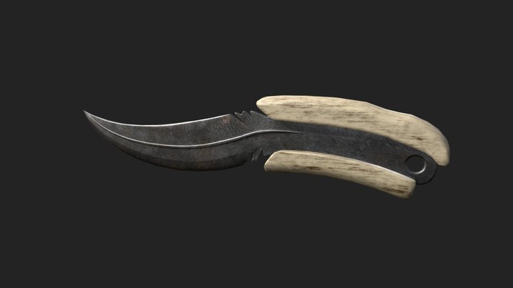 Feather blade 3D Model