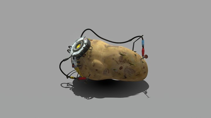 potato-glados-from-portal-2-original-model 3D Model
