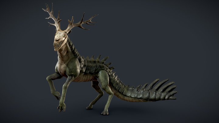 Swamp Beast 3D Model