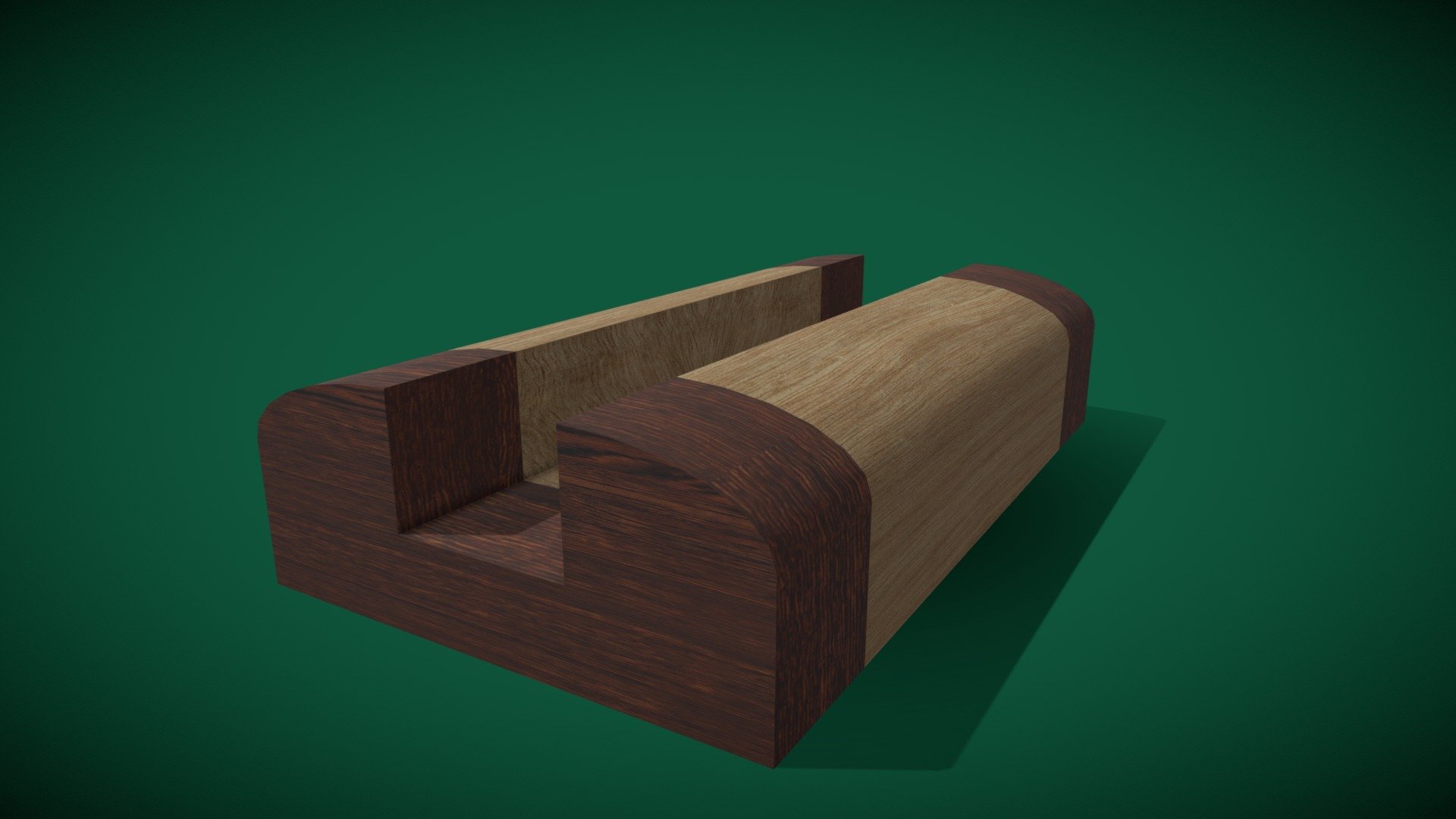 Dual Wooded card holder