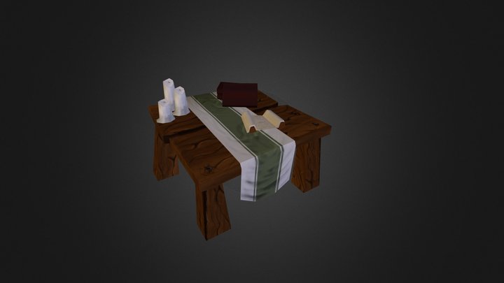 Mages Table 3D Model