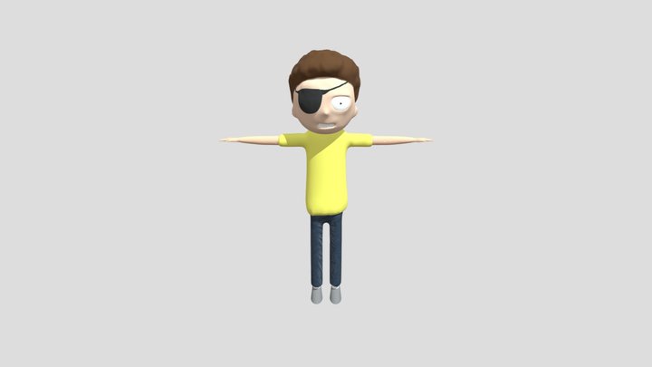 Evil Morty from Rick and Morty 3D Model