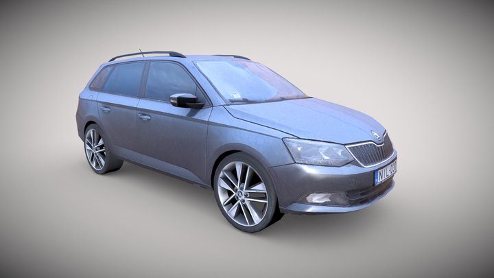 Skoda Fabia 2015 3D Model