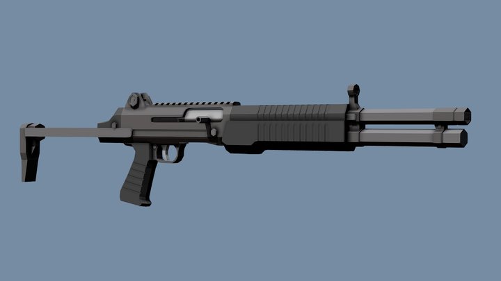 Low-Poly QBS-09 – Kostenloses 3D-Modell STL