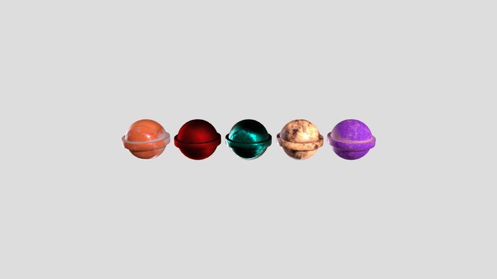 Spheres 3D Model