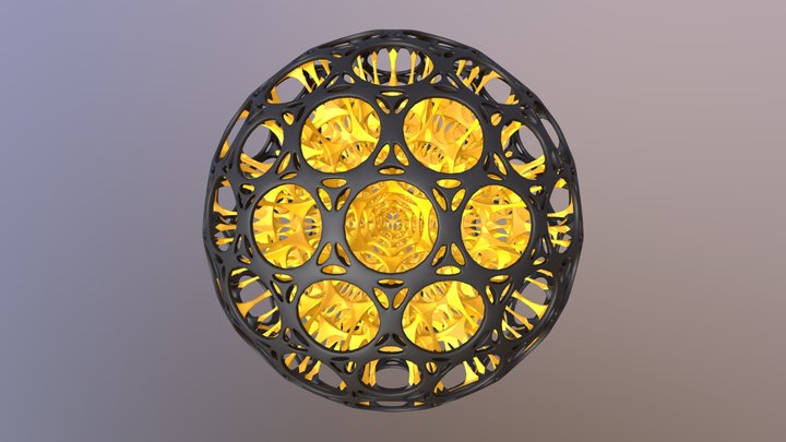 Voronoi Geodesic 3D Model