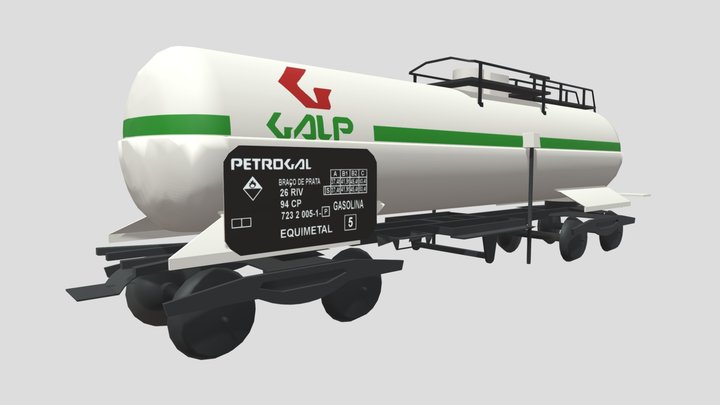 Tanker truck 3D Model