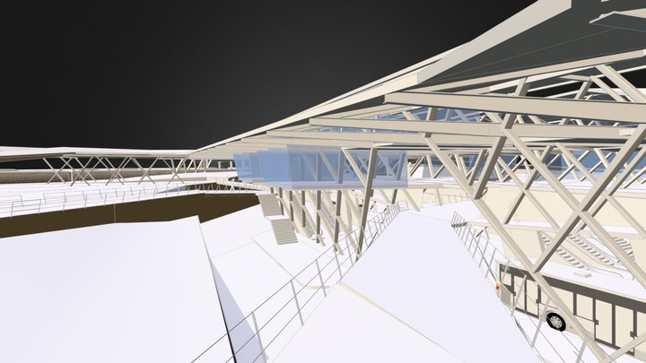Exchange transport station 3D Model