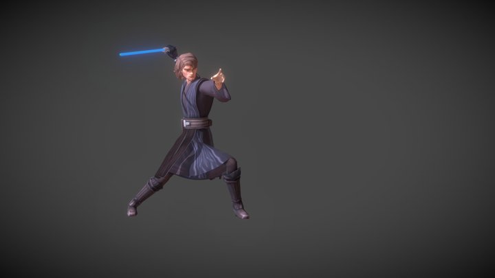 Anakin Skywalker: The Clone Wars season 7 3D Model