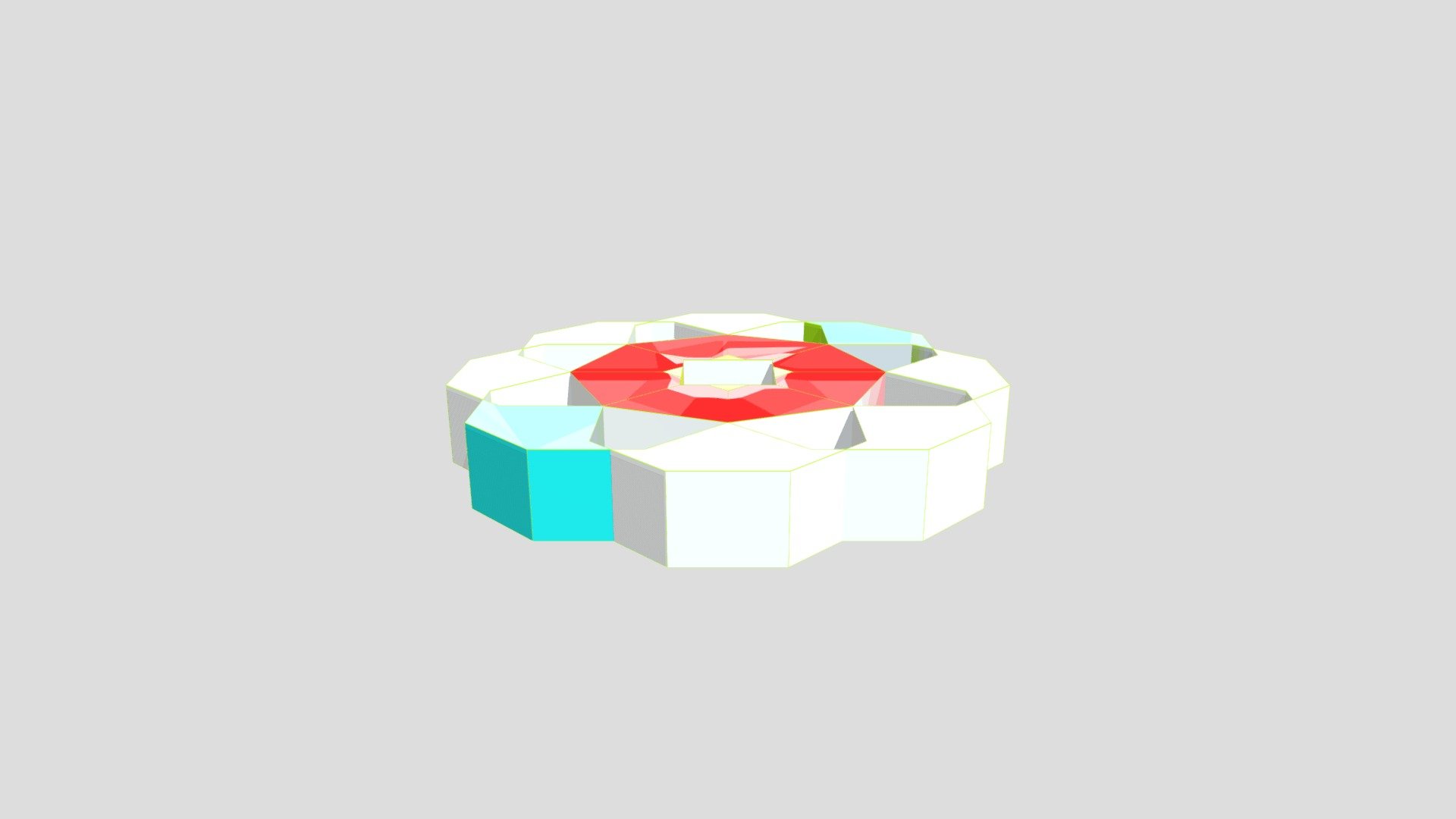 flower created with sketchup obj
