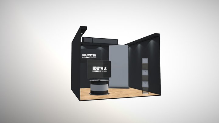 3x3 Shell stand 3D Model