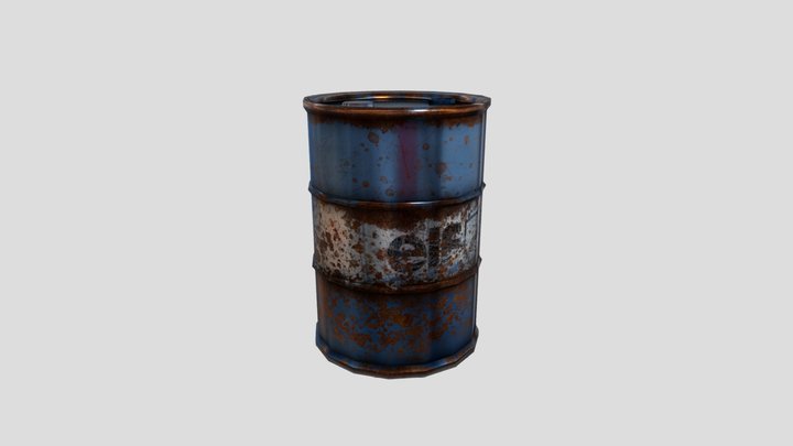 OilDrum 3D Model