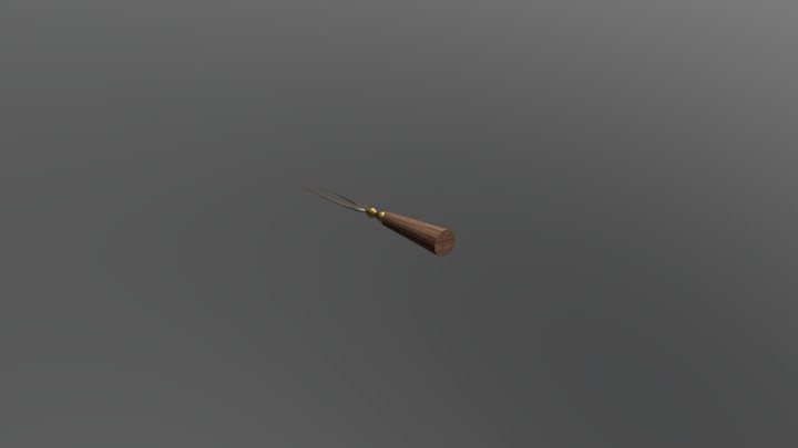 Tea Time Fork 3D Model