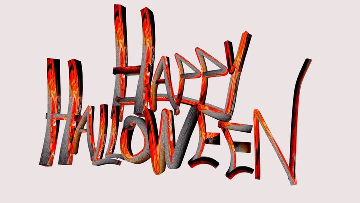 Happy Halloween 2021 3D Model