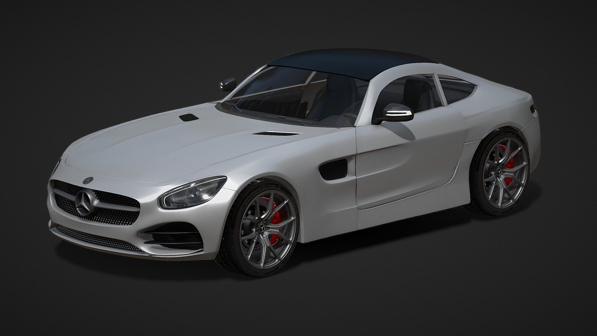 Mercedes Amg GT 3D model by Microvolnovka [e143050] Sketchfab