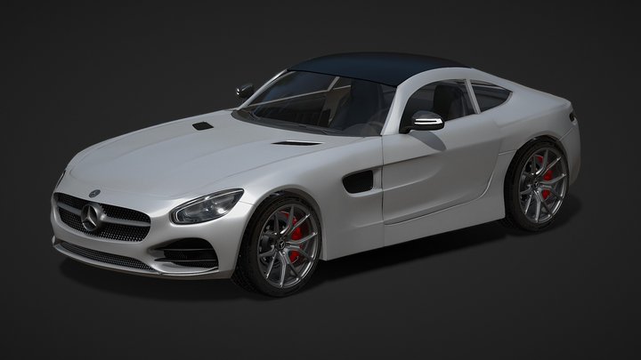 Mercedes Amg GT 3D Model