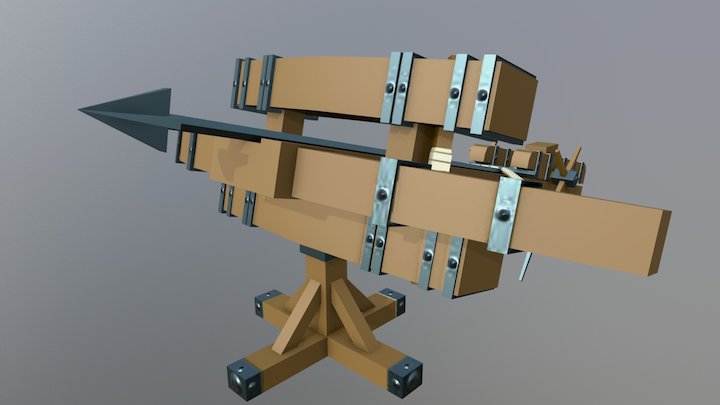 Ballista - Siege Equipment Assets 3D Model