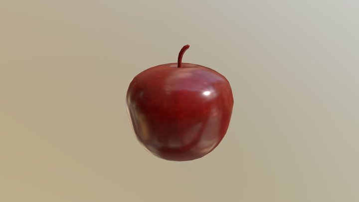 Oblig1-Apple 3D Model