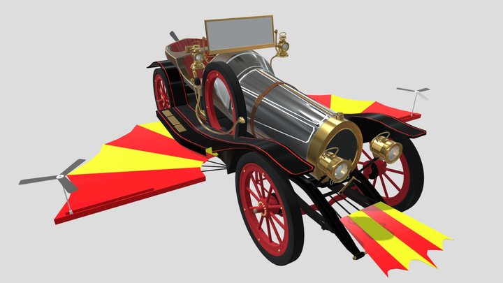 Chitty Chitty Bang Bang (Static Version) 3D Model