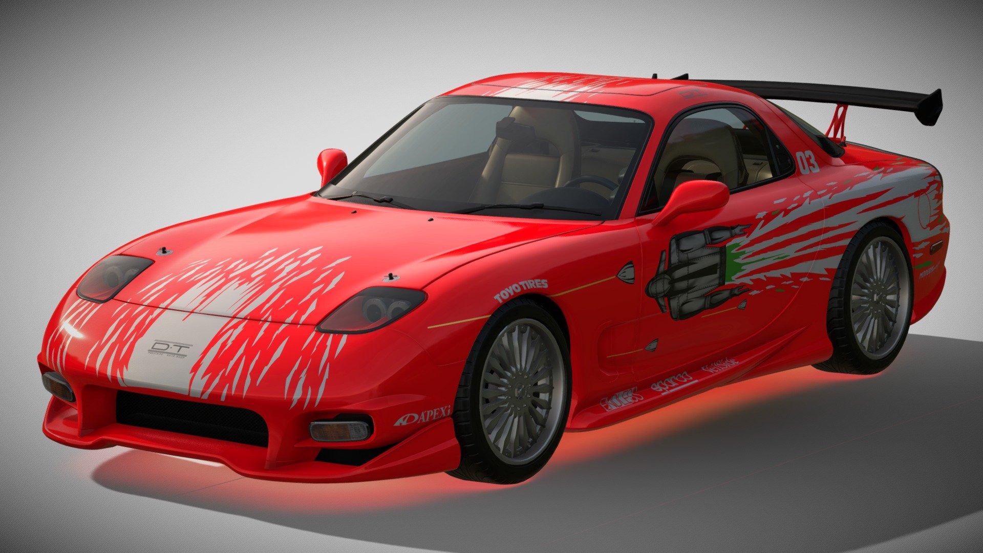 【希少】FAST&FURIOUS 1993 Mazda RX-7 The original 1993 Mazda RX-7 from Fast and Furious is up for